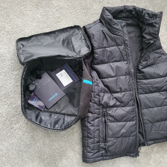 Luxe Black and Blue Men's Bag - Picture 2 of 4